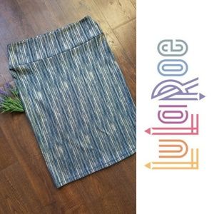 Gold Tinsel Cassie Stretch Pencil Skirt M